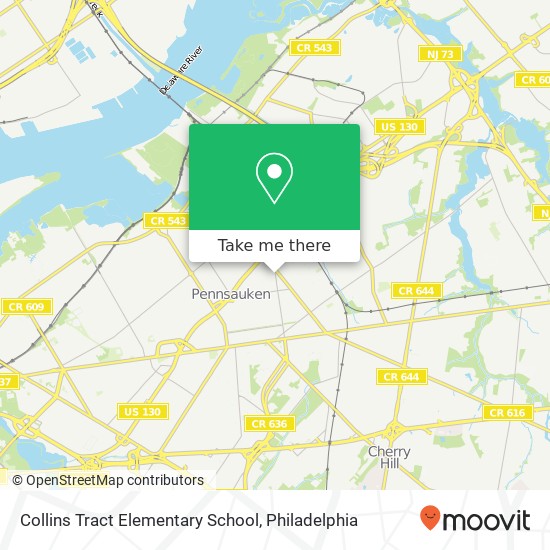 Mapa de Collins Tract Elementary School