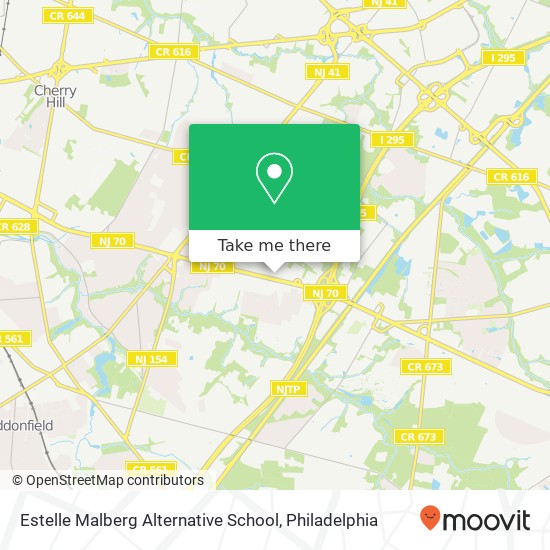 Estelle Malberg Alternative School map
