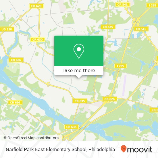 Garfield Park East Elementary School map