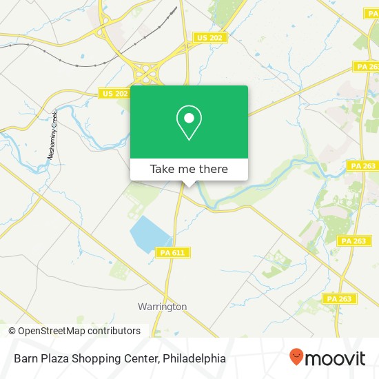 Barn Plaza Shopping Center map