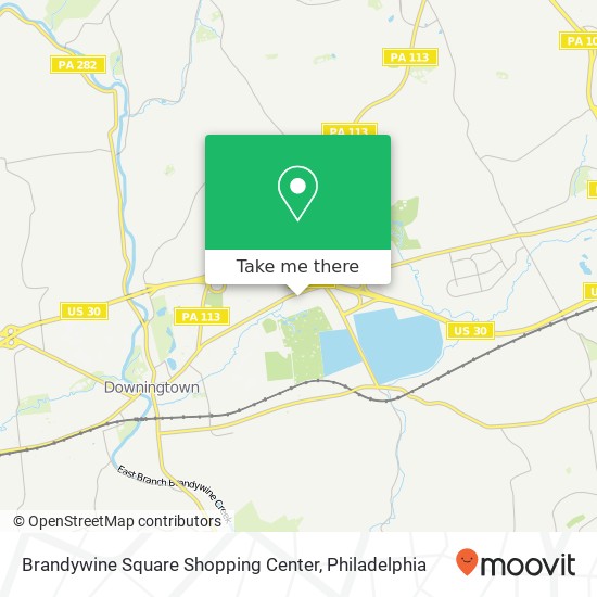 Brandywine Square Shopping Center map