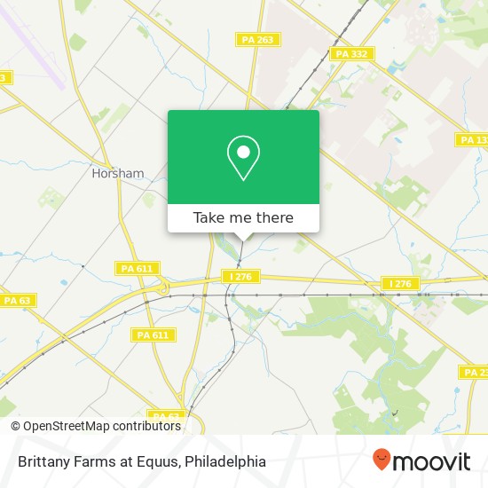 Brittany Farms at Equus map