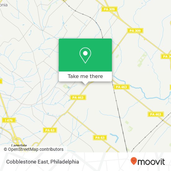 Mapa de Cobblestone East