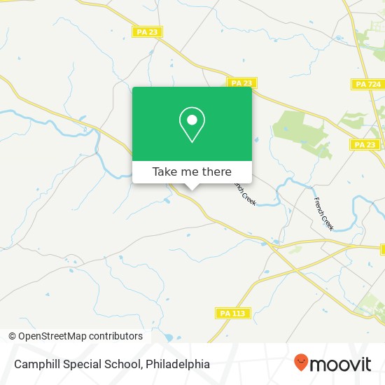 Camphill Special School map