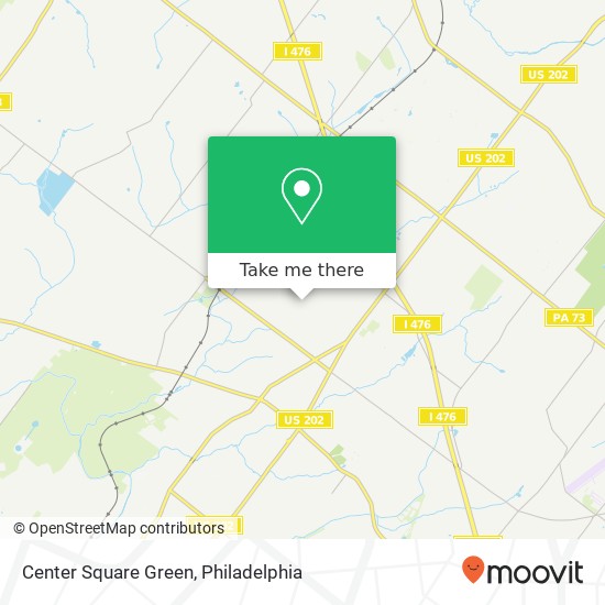 Mapa de Center Square Green