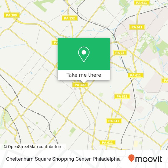 Cheltenham Square Shopping Center map