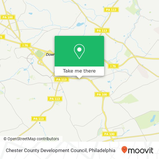 Mapa de Chester County Development Council