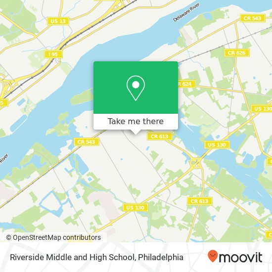 Riverside Middle and High School map