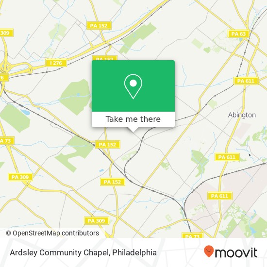 Ardsley Community Chapel map