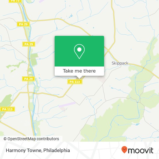 Mapa de Harmony Towne