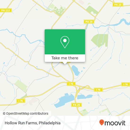 Mapa de Hollow Run Farms