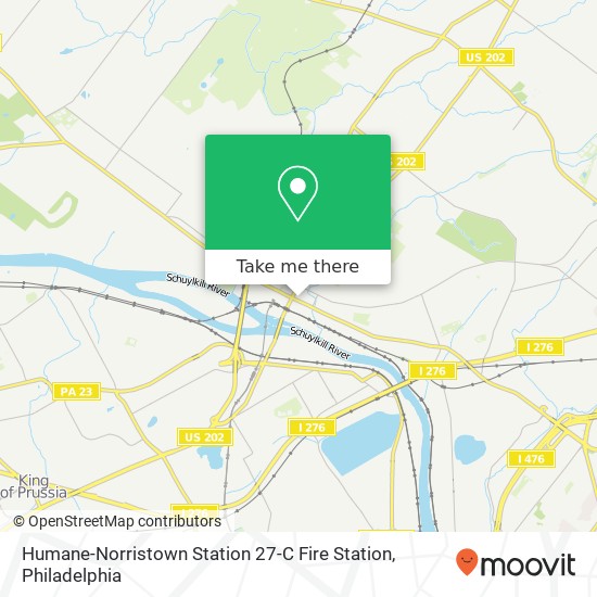 Mapa de Humane-Norristown Station 27-C Fire Station
