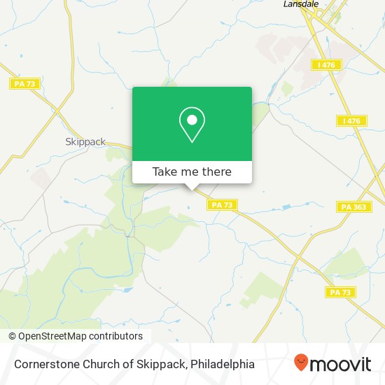 Mapa de Cornerstone Church of Skippack