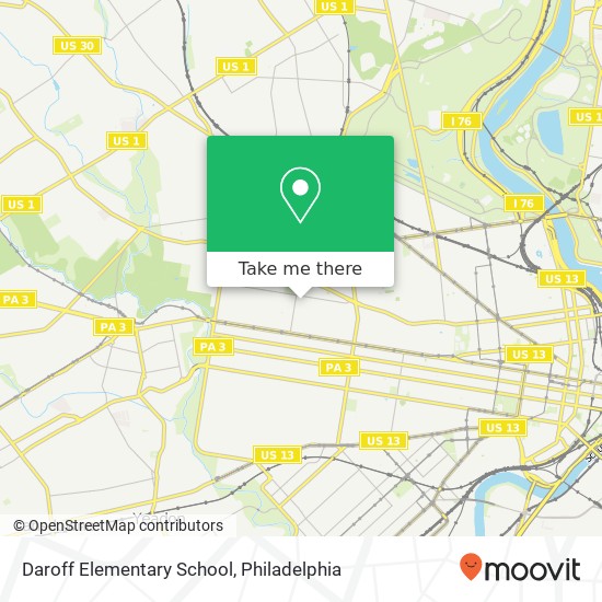 Daroff Elementary School map