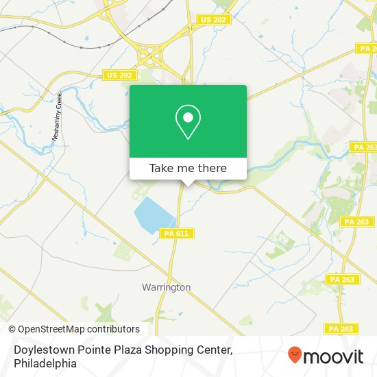 Doylestown Pointe Plaza Shopping Center map