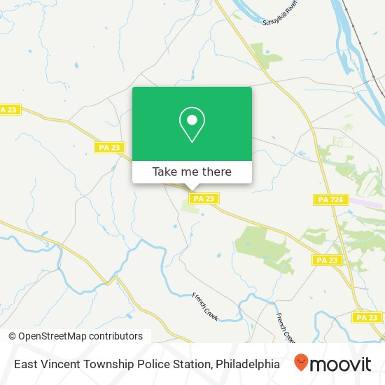 East Vincent Township Police Station map