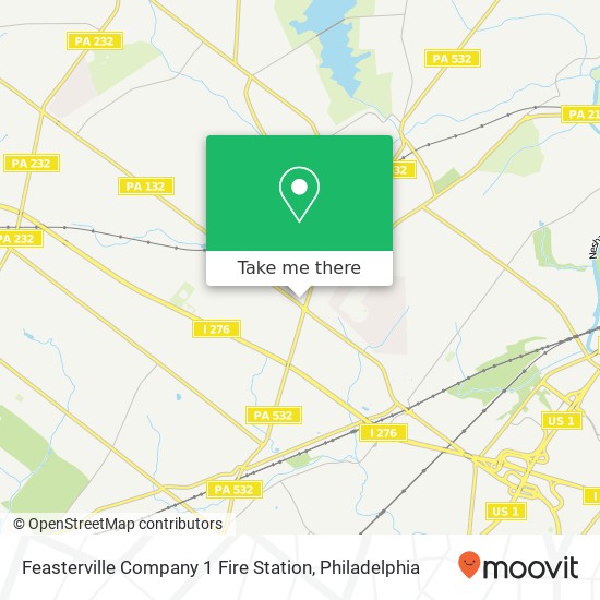 Mapa de Feasterville Company 1 Fire Station