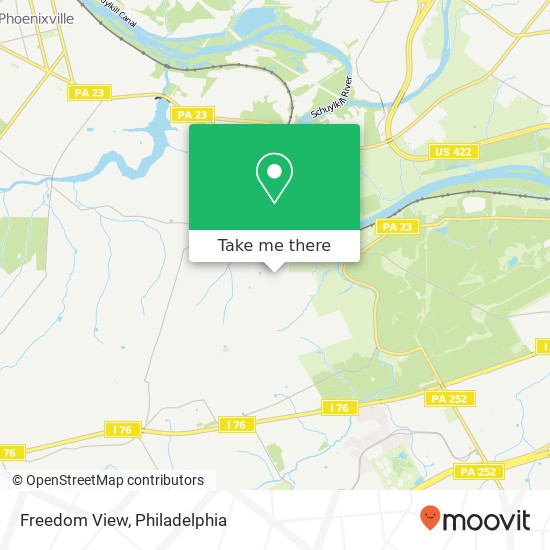 Freedom View map