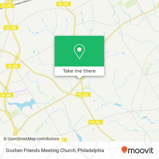 Mapa de Goshen Friends Meeting Church