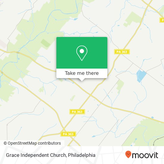 Mapa de Grace Independent Church