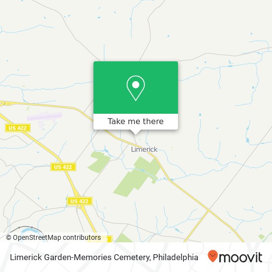 Mapa de Limerick Garden-Memories Cemetery