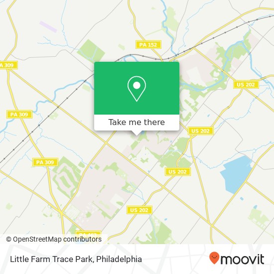 Mapa de Little Farm Trace Park