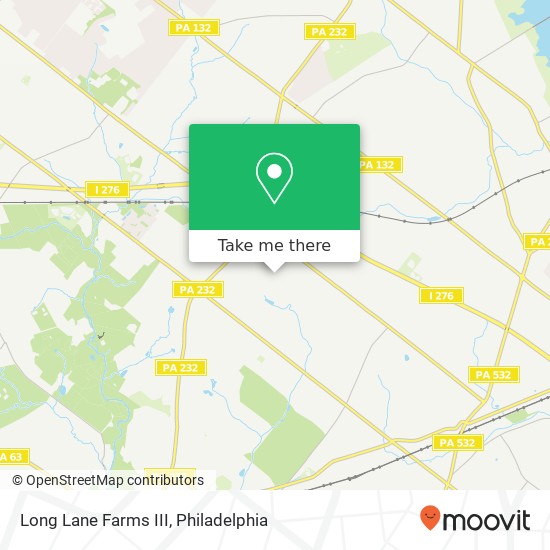 Long Lane Farms III map