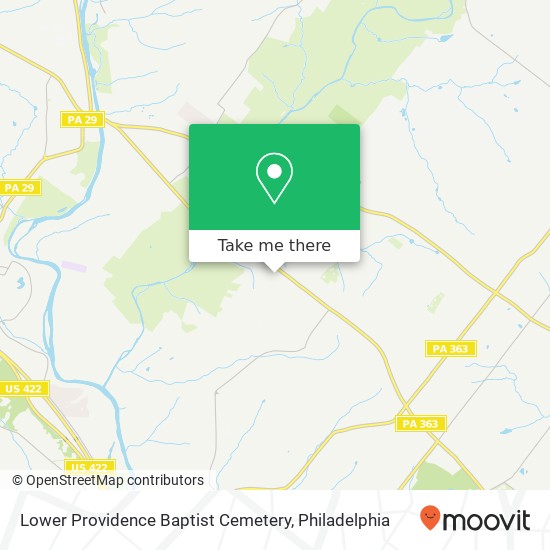 Lower Providence Baptist Cemetery map