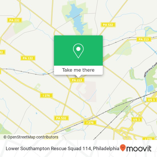 Lower Southampton Rescue Squad 114 map