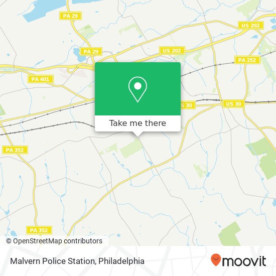 Mapa de Malvern Police Station