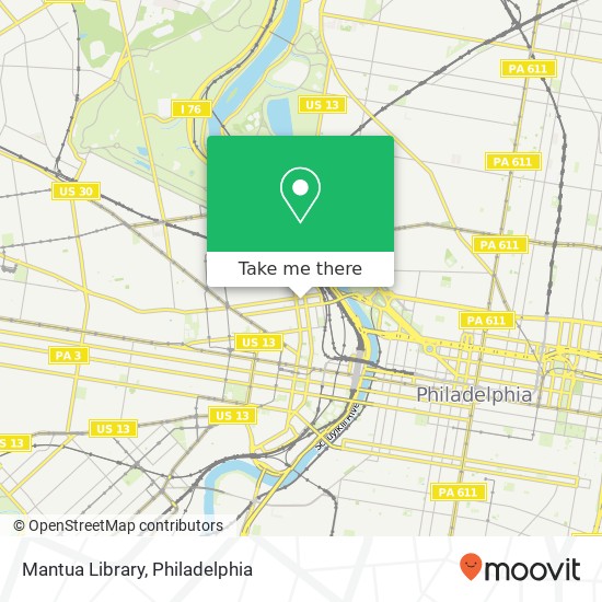 Mantua Library map