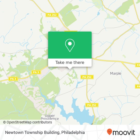 Mapa de Newtown Township Building