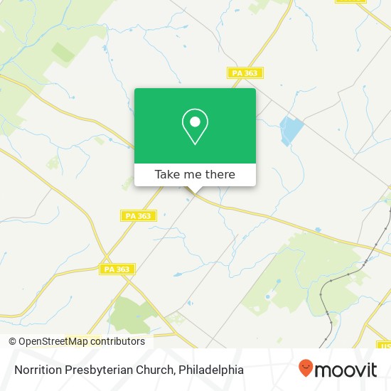 Mapa de Norrition Presbyterian Church