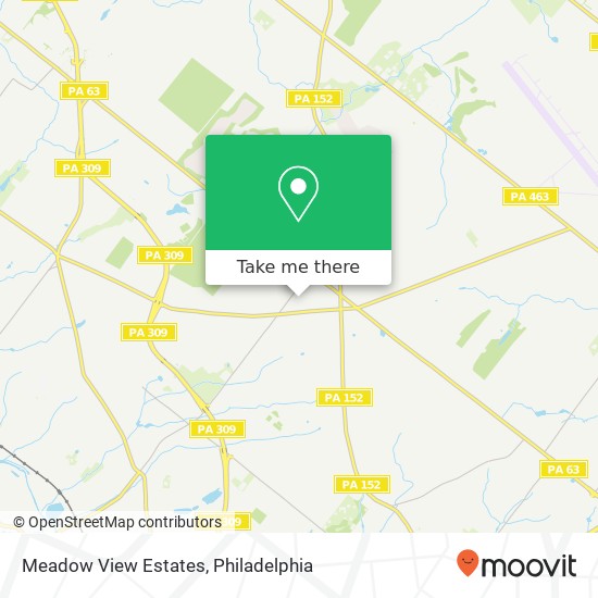 Mapa de Meadow View Estates