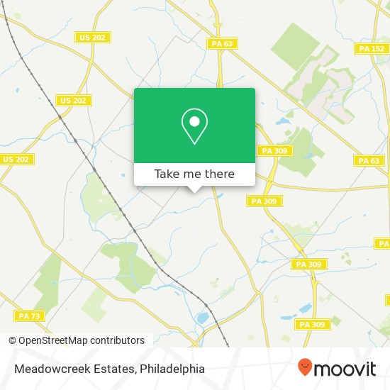 Meadowcreek Estates map
