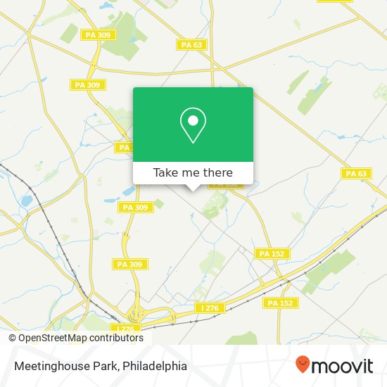 Meetinghouse Park map