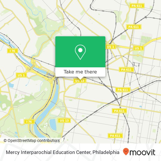 Mapa de Mercy Interparochial Education Center