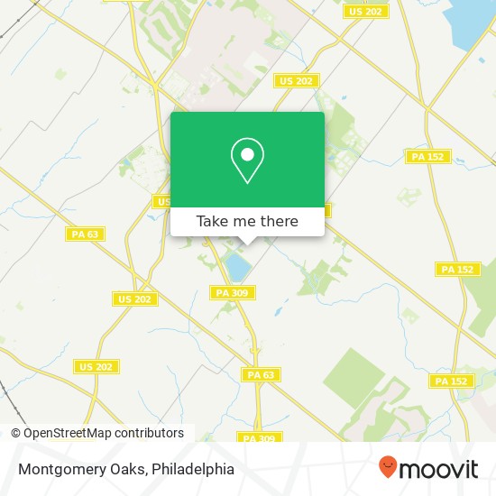 Mapa de Montgomery Oaks