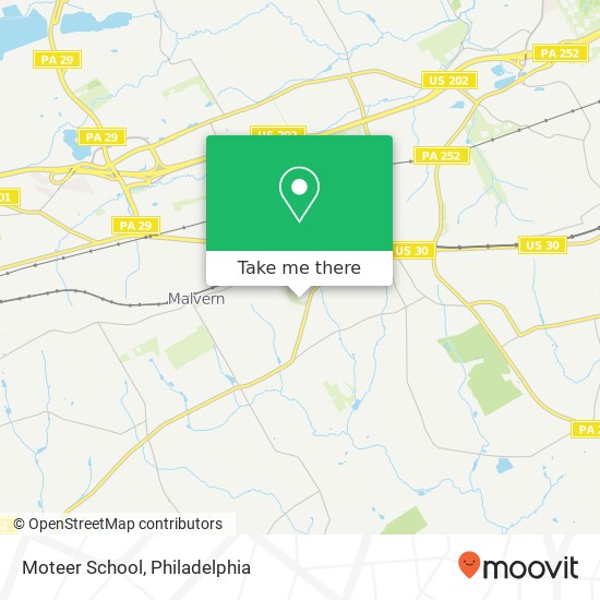 Mapa de Moteer School