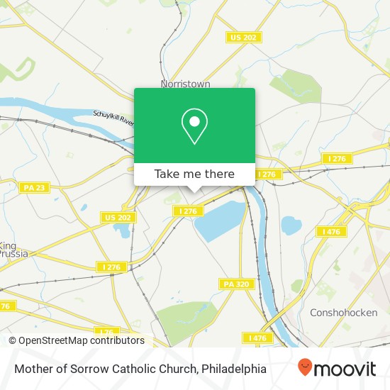 Mother of Sorrow Catholic Church map