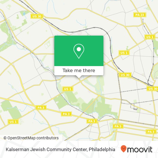 Mapa de Kalserman Jewish Community Center