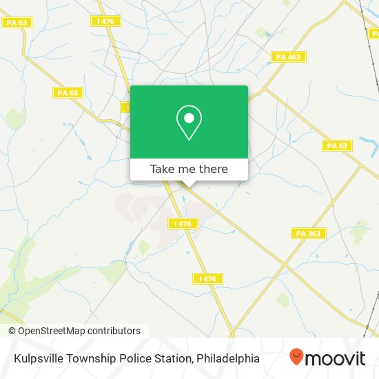 Kulpsville Township Police Station map