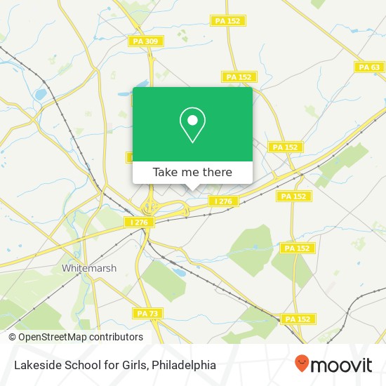 Lakeside School for Girls map