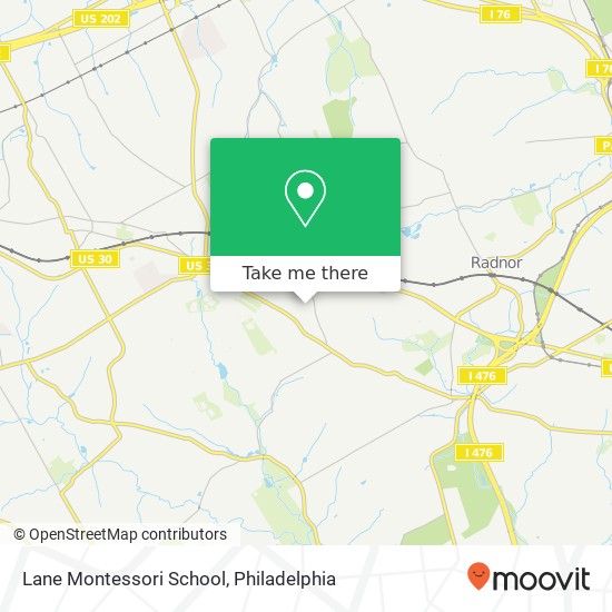 Mapa de Lane Montessori School
