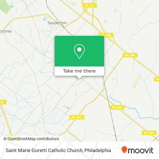 Saint Marie Goretti Catholic Church map