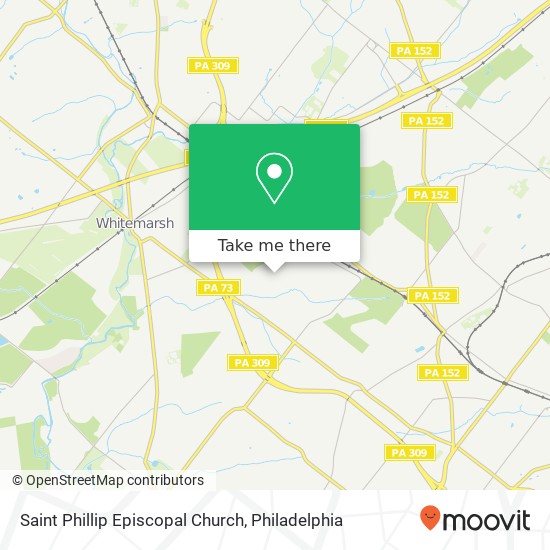 Saint Phillip Episcopal Church map