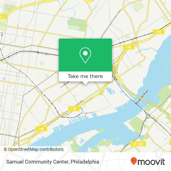 Samuel Community Center map