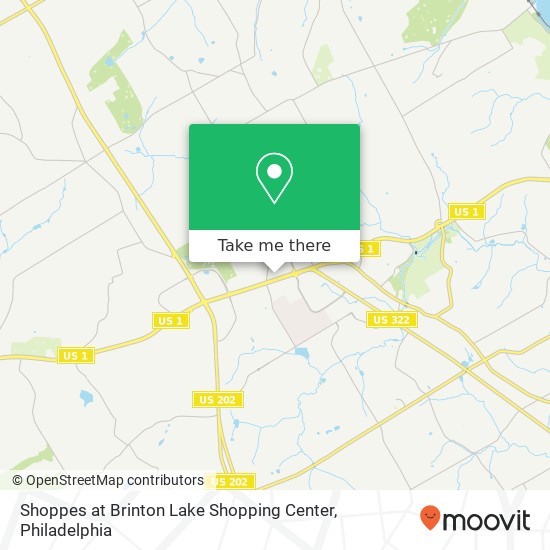 Shoppes at Brinton Lake Shopping Center map