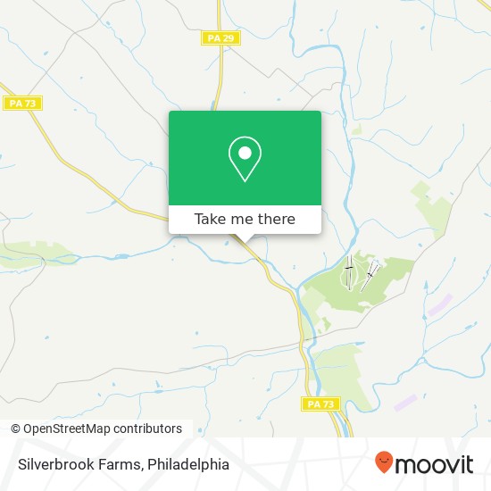 Silverbrook Farms map