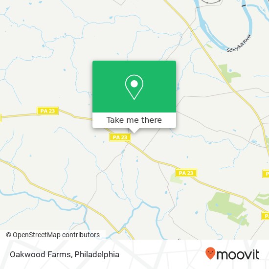 Mapa de Oakwood Farms